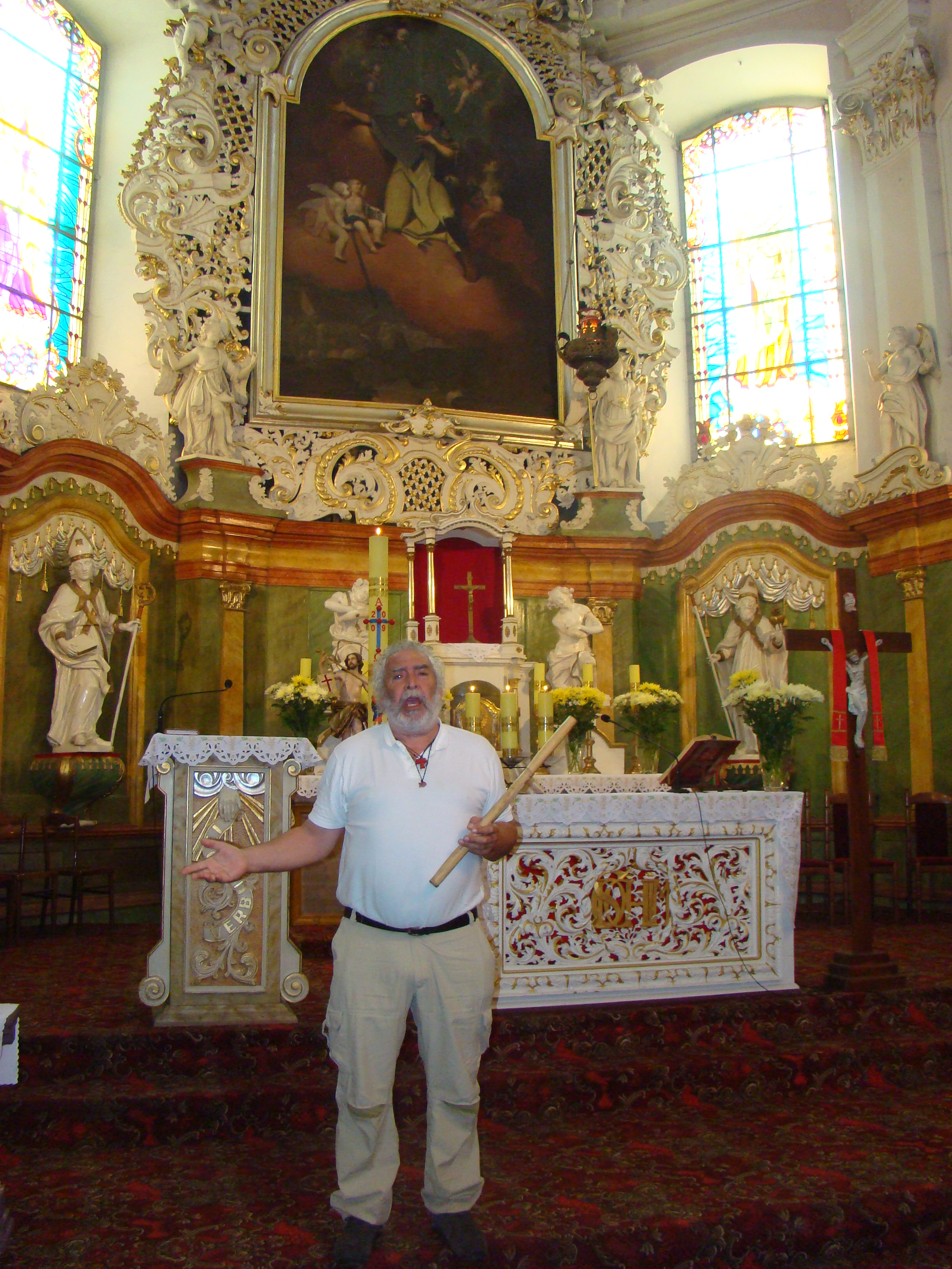 Miro Villamor w kościele św.Jakuba w Sobótce
